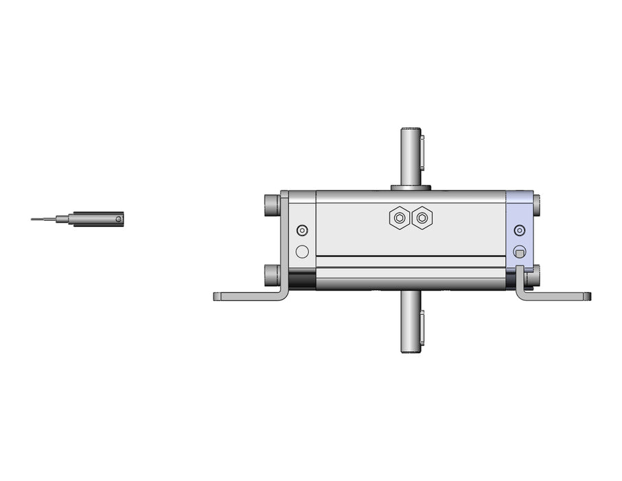 CDRA1LY30-90CZ-M9BSDPC Actuator, Rotary, Rack & Pinion Type