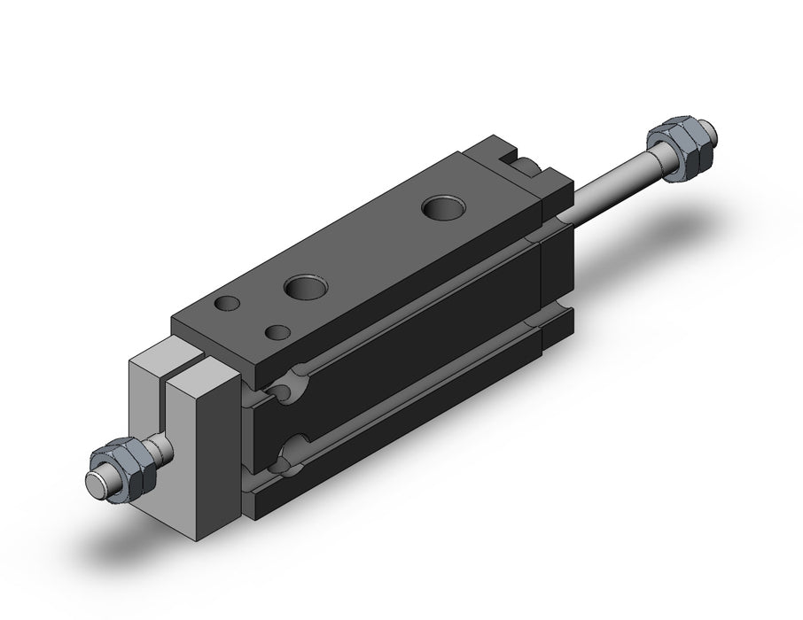 CDUKW10-15D Cyl, Free Mt, Dbl Rod, Non-Rotating