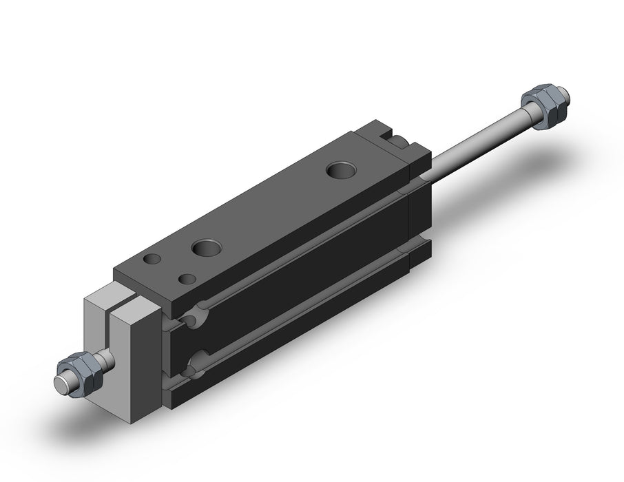CDUKW10-25D Cyl, Free Mt, Dbl Rod, Non-Rotating