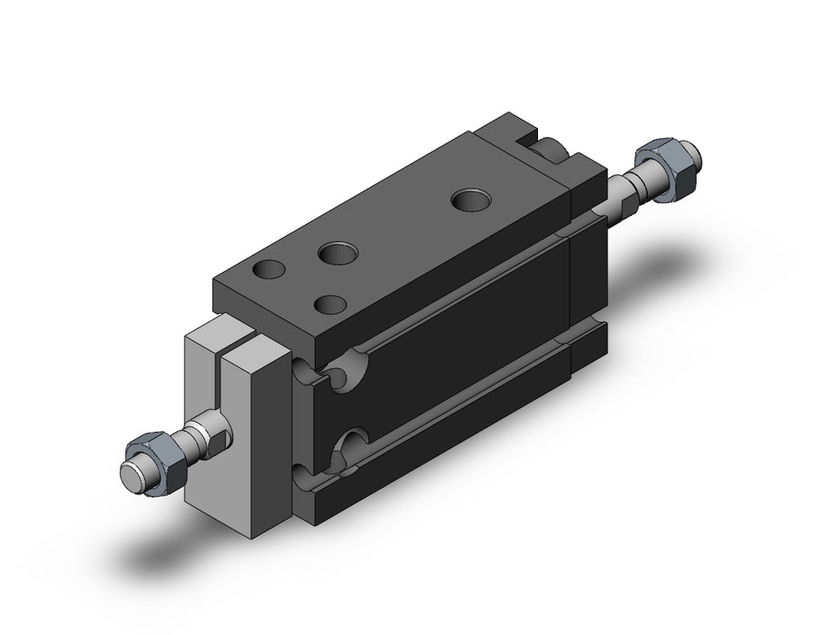 CDUKW16-10D Cyl, Free Mt, Dbl Rod, Non-Rotating