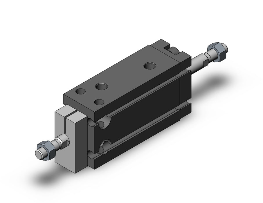 CDUKW16-15D Cyl, Free Mt, Dbl Rod, Non-Rotating