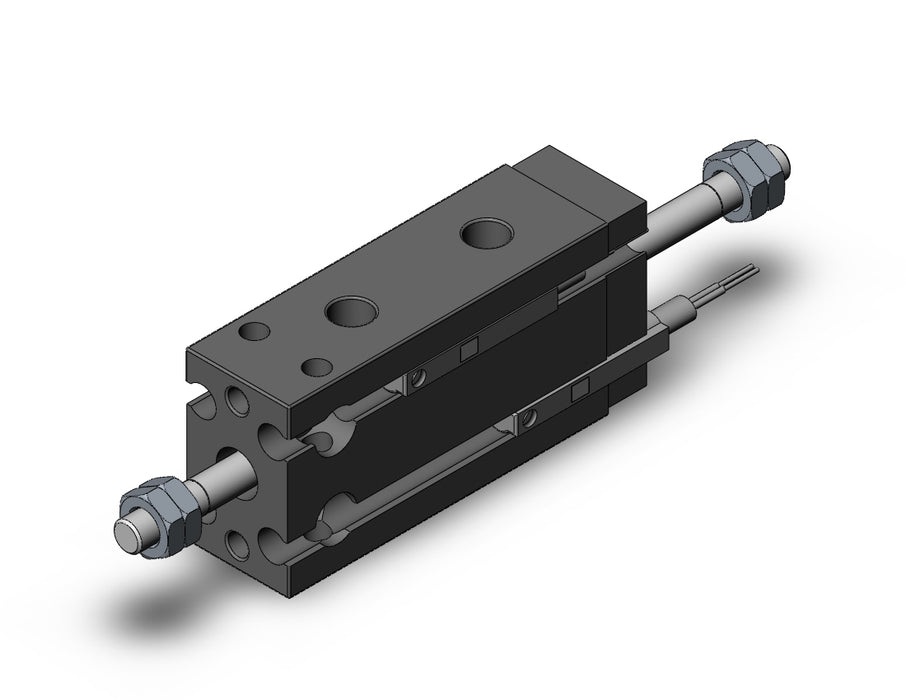 CDUW10-10D-M9BL Cyl, Free Mount, Dbl Rod