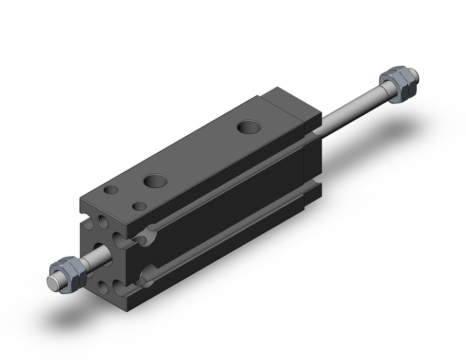 CDUW10-20D Cyl, Free Mount, Dbl Rod