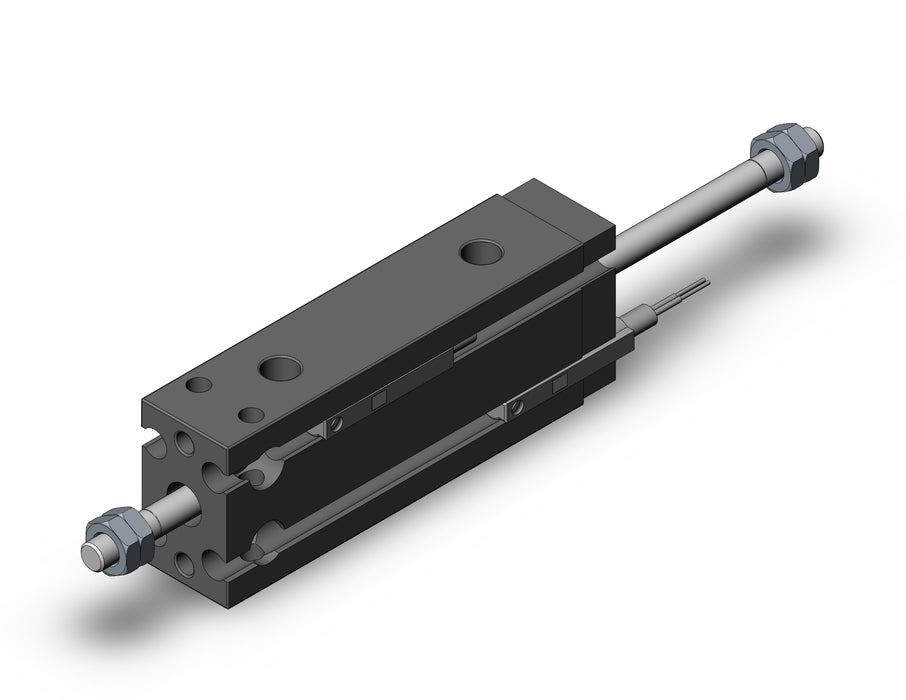 CDUW10-25D-M9BL Cyl, Free Mount, Dbl Rod