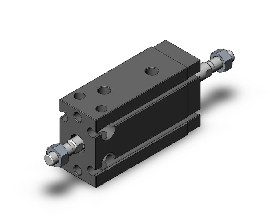 CDUW16-10D Cyl, Free Mount, Dbl Rod