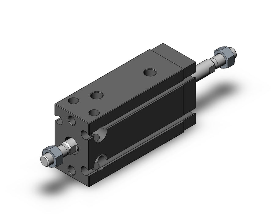 CDUW16-15D Cyl, Free Mount, Dbl Rod
