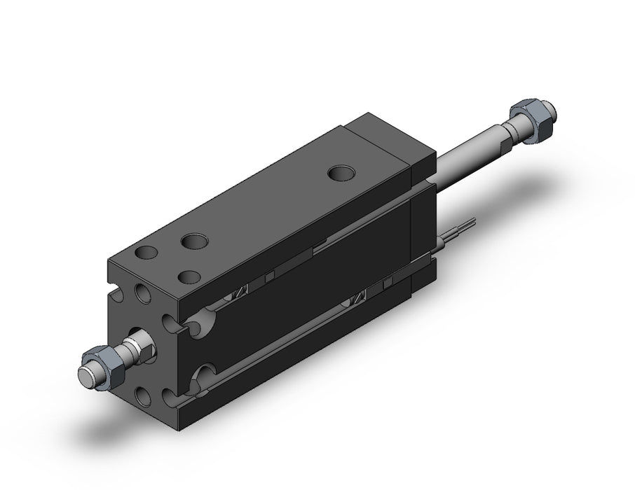 CDUW16-25D-A93 Cyl, Free Mount, Dbl Rod
