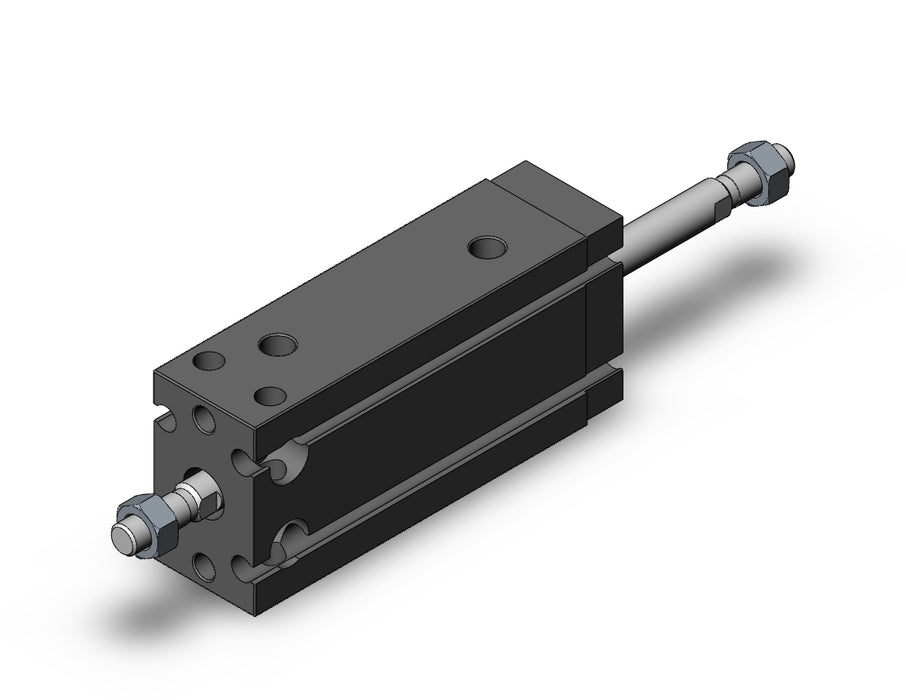 CDUW16-25D Cyl, Free Mount, Dbl Rod