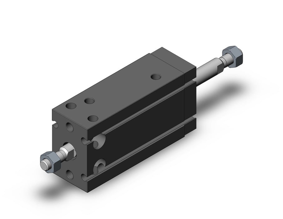 CDUW20-25D Cyl, Free Mount, Dbl Rod