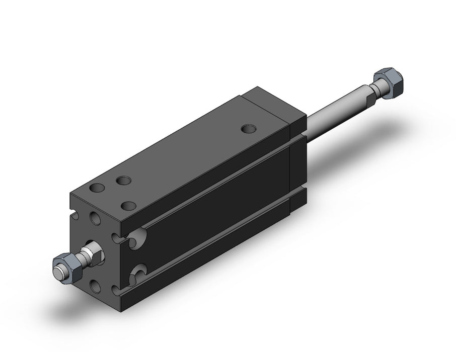 CDUW20-40D Cyl, Free Mount, Dbl Rod