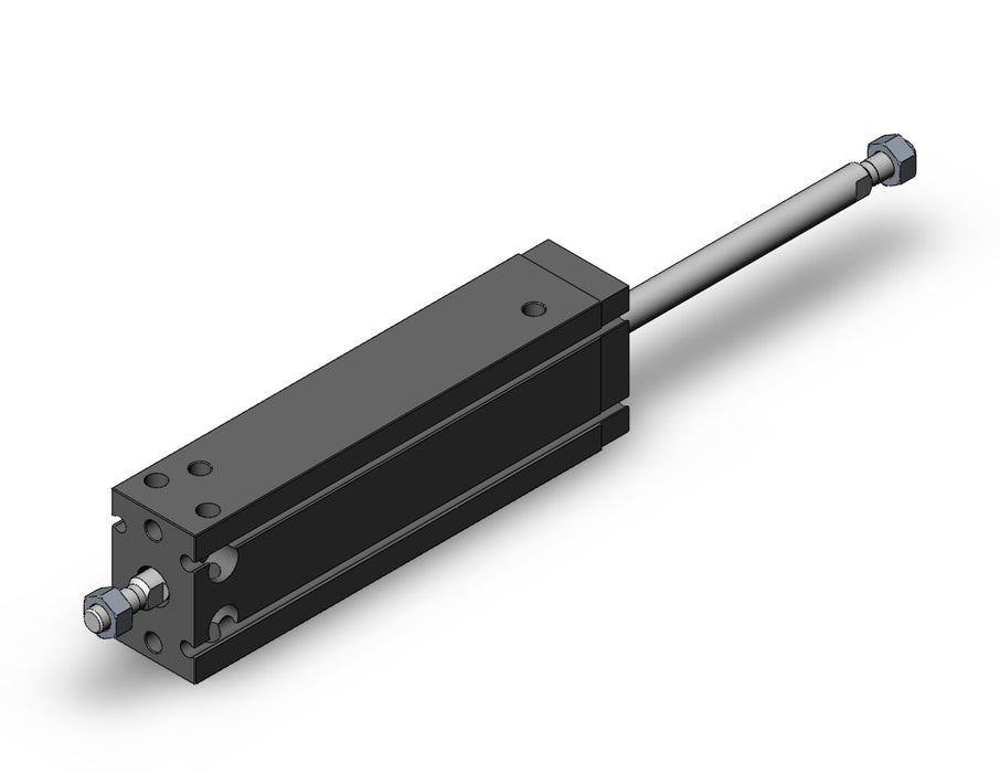 CDUW20-80D Cyl, Free Mount, Dbl Rod