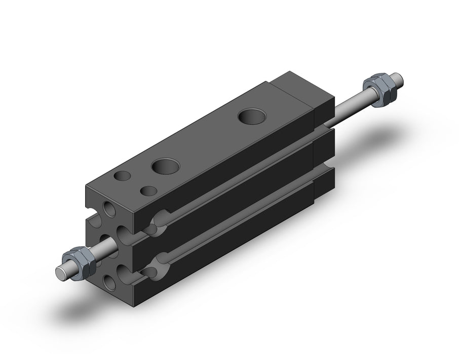 CDUW6-10D Cyl, Free Mount, Dbl Rod