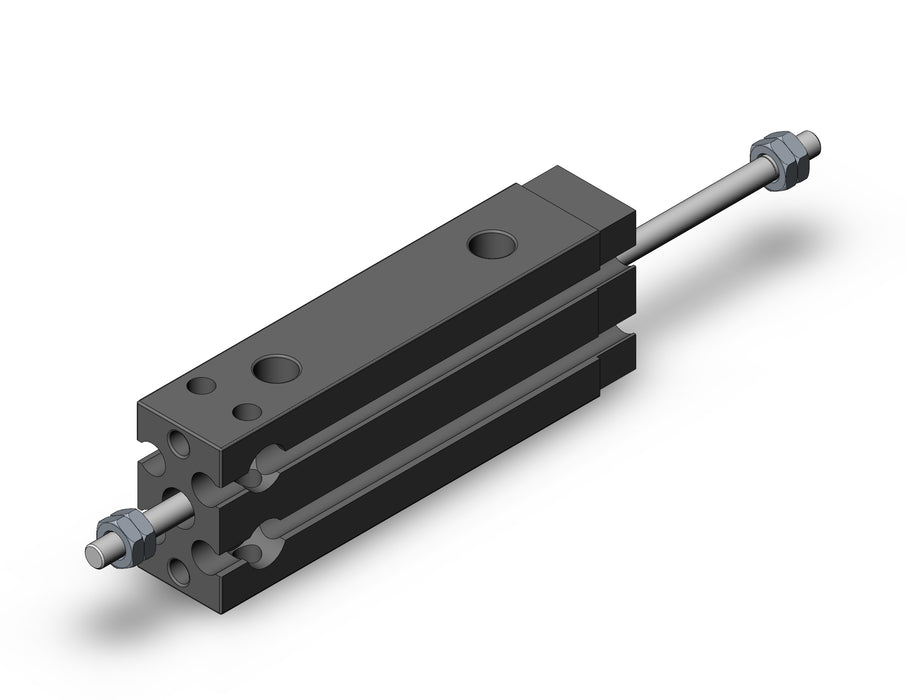 CDUW6-20D Cyl, Free Mount, Dbl Rod