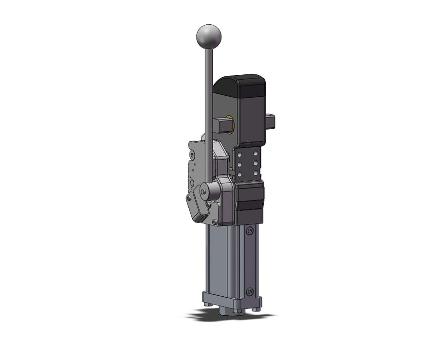CKZ3N63TF-120DPCF-X2568R CYL, SLIM LINE MANUAL CLAMP
