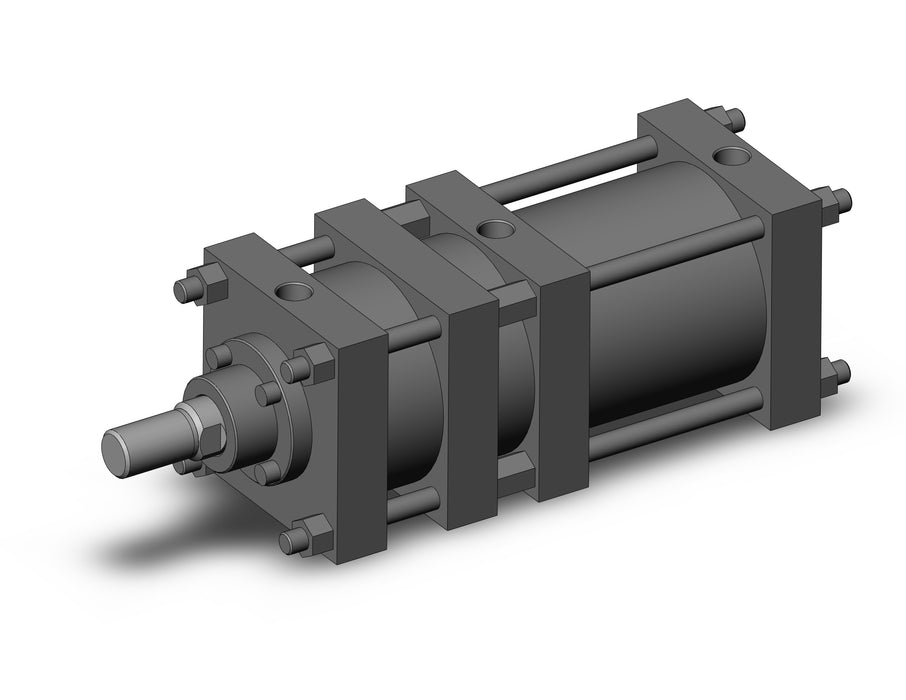 CL1B125-100F-N Cylinder with lock, CL1, Tie Rod
