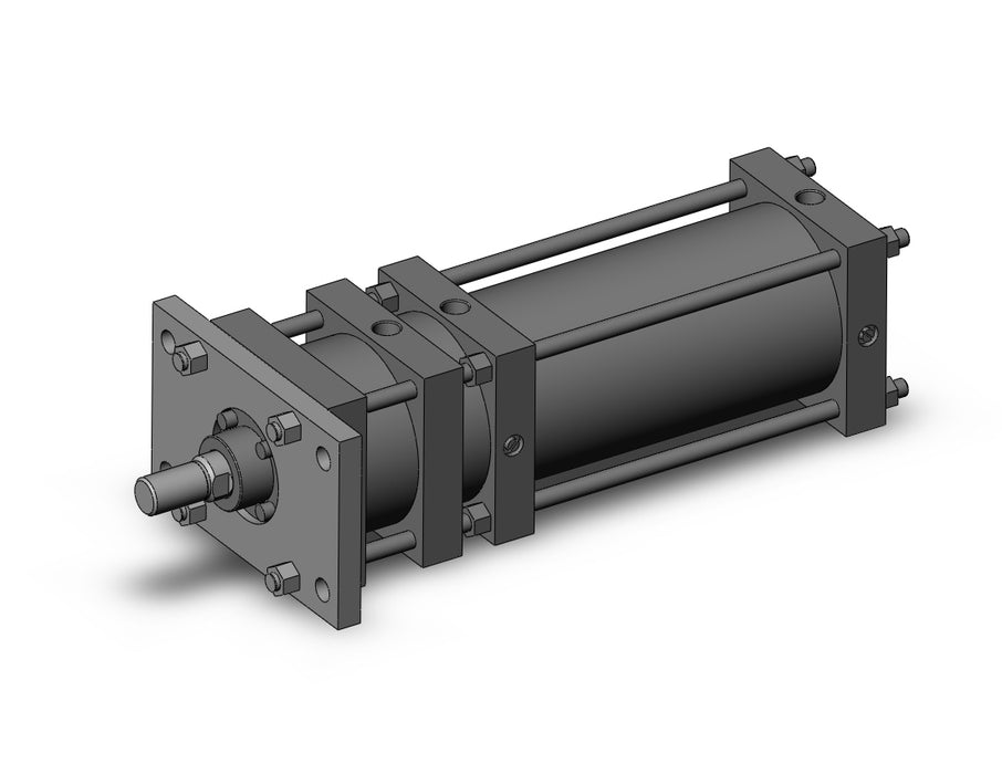 CL1F140-250B Cylinder with lock, CL1, Tie Rod
