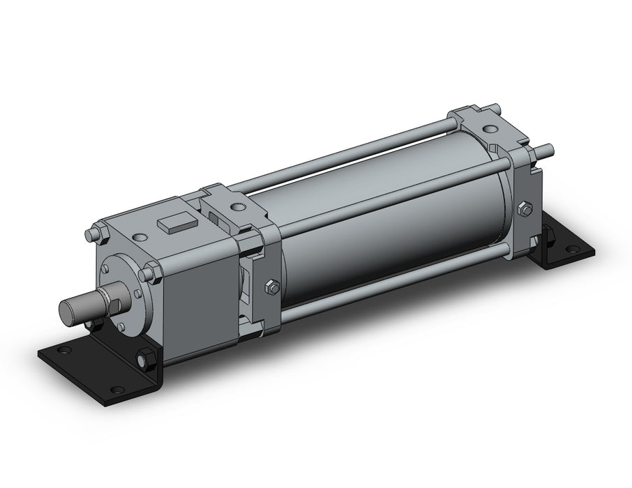 CL1L100-200F Cylinder with lock, CL1, Tie Rod