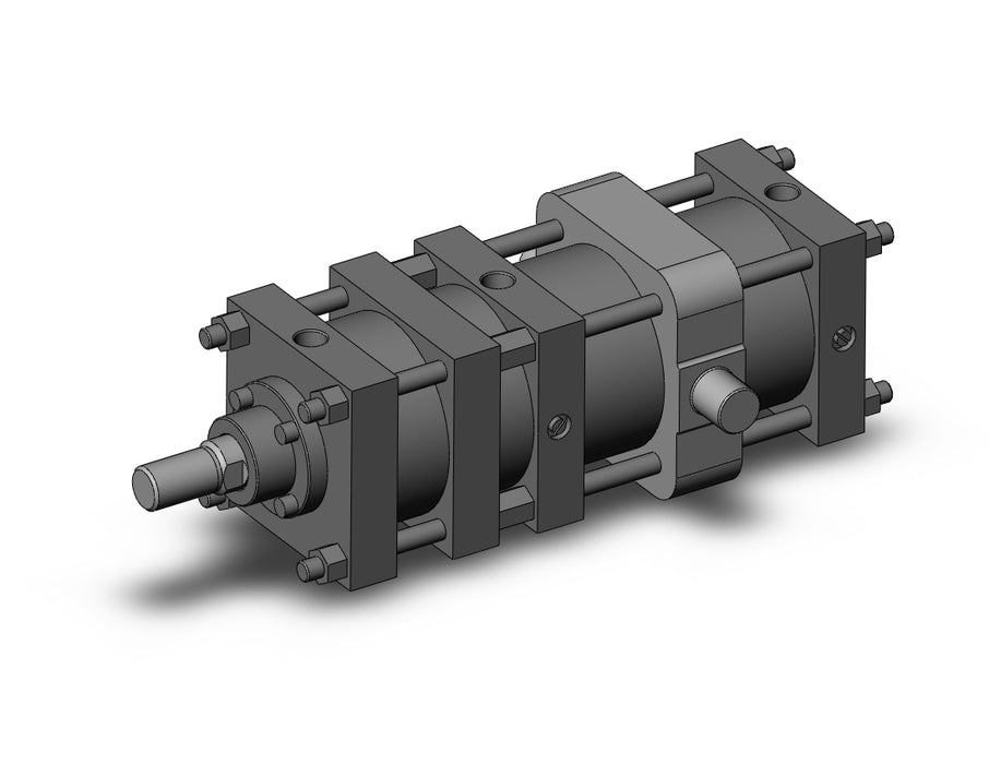 CL1T125-150F Cylinder with lock, CL1, Tie Rod