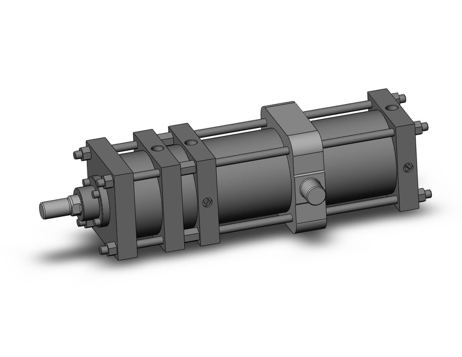 CL1TF140-300B Cylinder with lock, CL1, Tie Rod