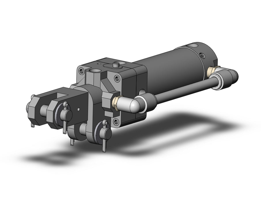 CLK2GA32TN-50Y-F4 Clamp Cylinder with Lock