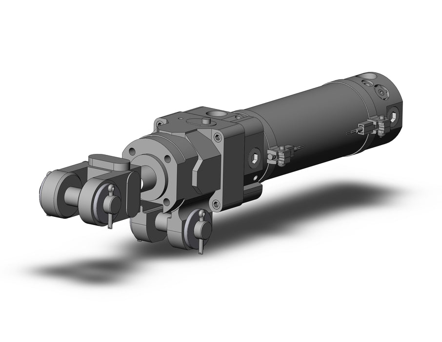 CLK2GA40-100Y-B-A93L CYL, CLAMP W/LOCK, AUTO-SW
