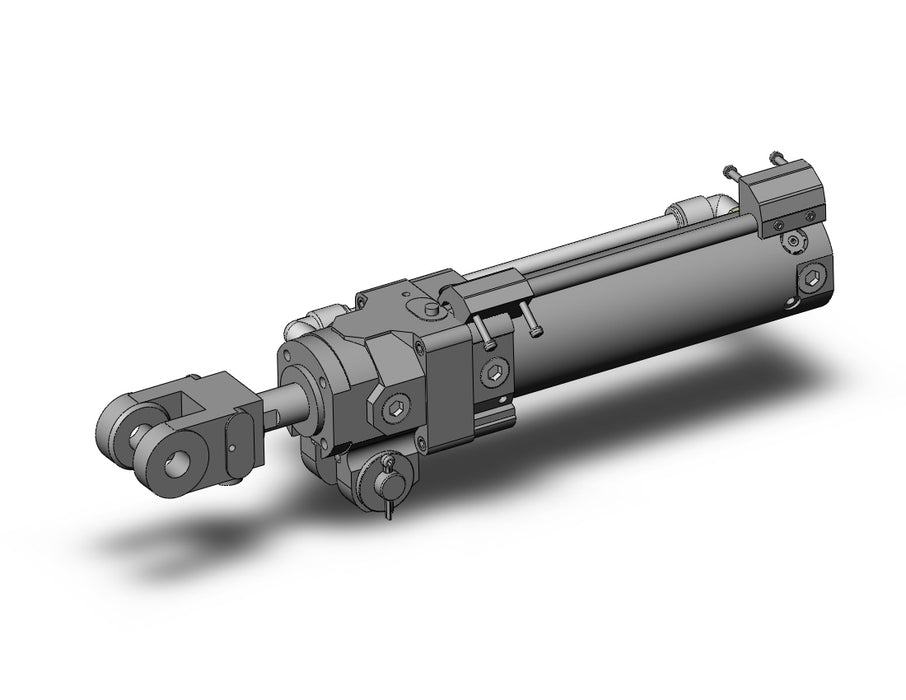 CLK2PA40TF-100Y-FR-P79WSE Clamp Cylinder with Lock