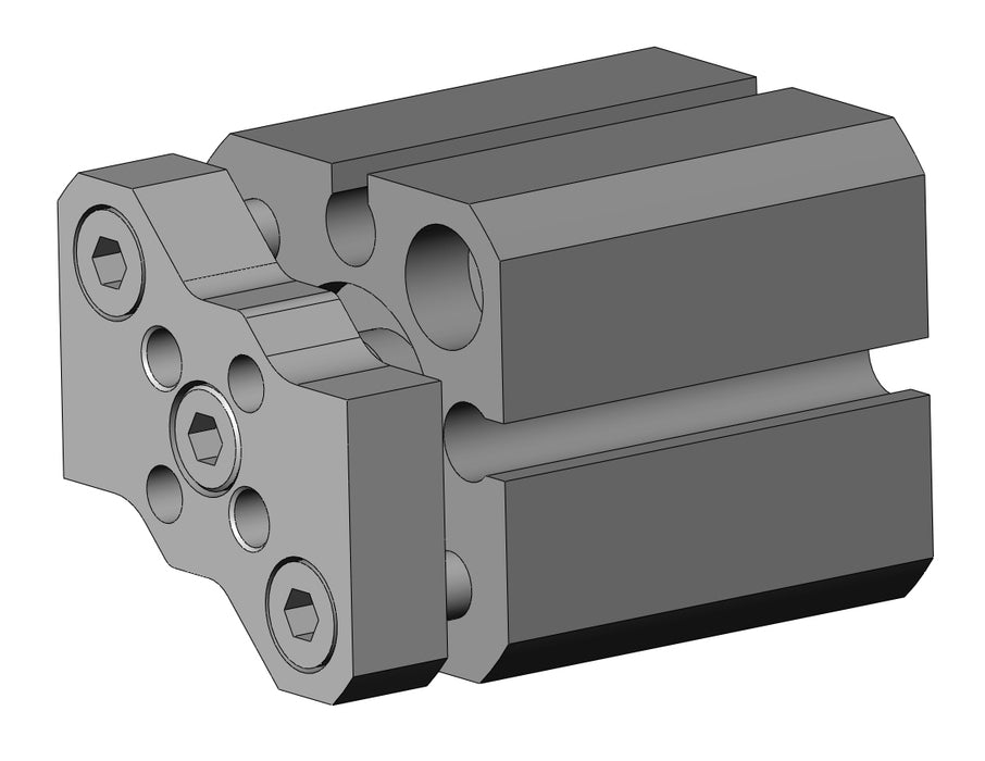 CQMB12-10 Compact Guide Rod Cylinder, CQM