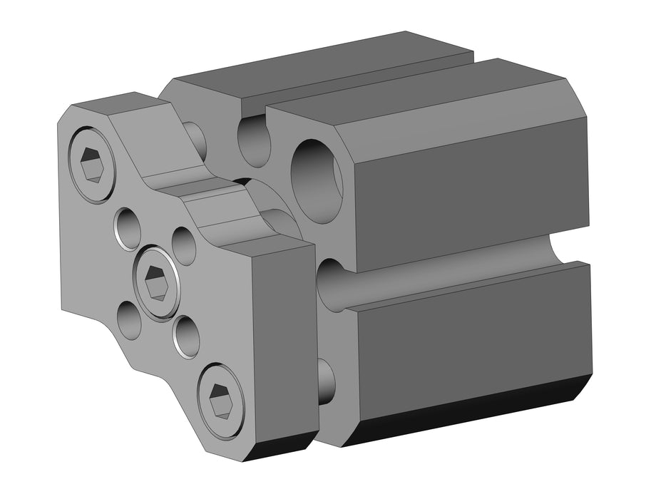 CQMB12-5 Compact Guide Rod Cylinder, CQM