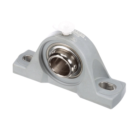 Sealmaster CRPC-PN20 RMW Mounted Ball Bearings, Phosphorous Nickel Coated Bearing, Pillow Block Bearings, 1-1/4" Diameter, Thermoplastic Housing,  Set Screw Locking, High Performance Seal (HPS), Reduced Maintenance - Lubed for Life, Wide Inner Race