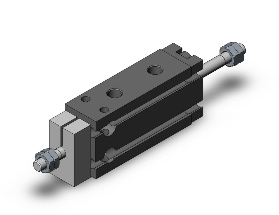 CUKW10-10D Cyl, Free Mt, Dbl Rod, Non-Rotating