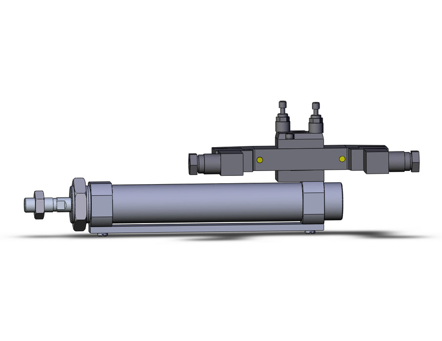 CVM5B25-100-23D Cylinder, Valve Mounted, Dbl Acting
