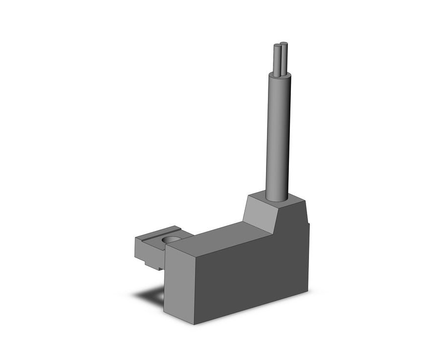 D-F7BAVZ Perpendicular Solid 2 Wire Rail