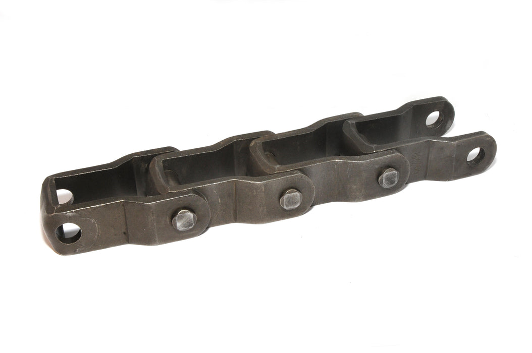 Engineering Chain, Steel Pintle, 88 Pitch, Chain, Carbon Steel, 2.609" Pitch, 1 Strand,