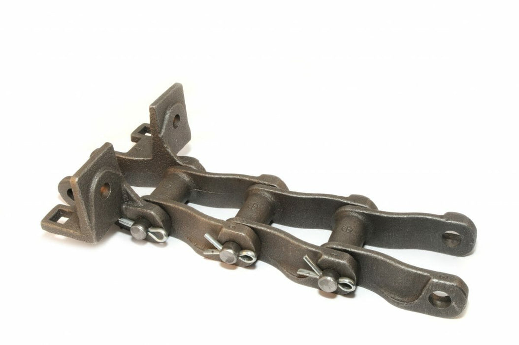 Engineering Chain, H Type Mill Chain, H60 Pitch, Part, Carbon Steel, 2.308" Pitch, 1 Strand, F-4, 