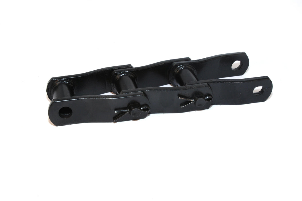 Engineering Chain, Welded Steel Chain, WR78 Pitch, Chain, Carbon Steel, 2.609" Pitch, 1 Strand,