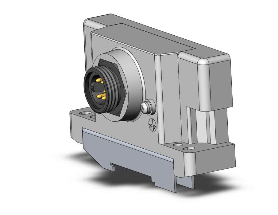 EX600-ED3-2 End Plate Con 5Pin DIN Mounting Brackets
