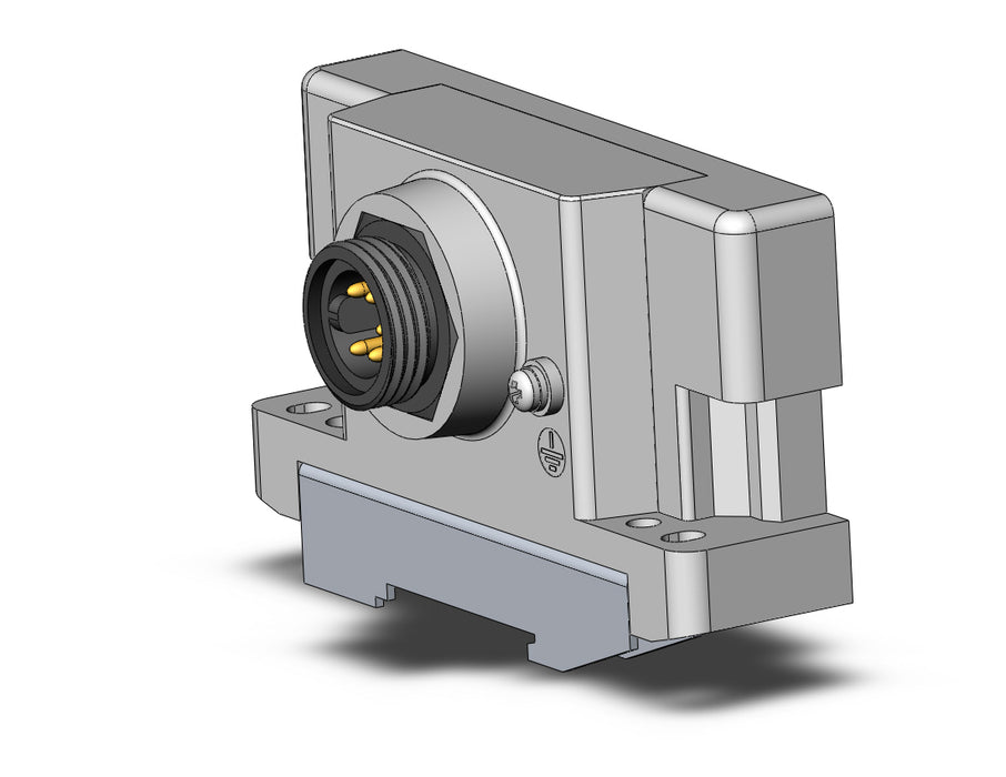 EX600-ED3-3 END PLATE CON 5PIN DIN MOUNTING BRACKETS