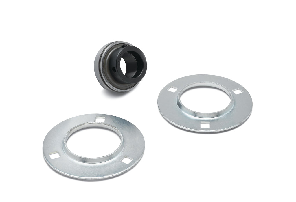 F3B-SLX-107 Eccentric Light Duty 3-Bolt Flange Bearing