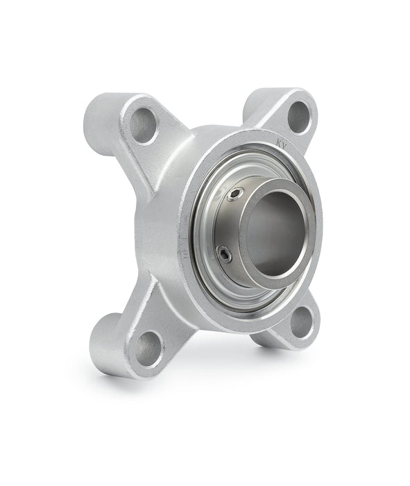 F4B-SCEZ-108-SHSS Set Screw Ultra Kleen 4-Bolt Flange Bearing
