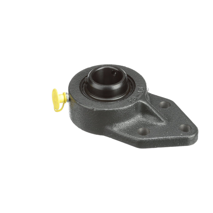 Sealmaster FB-31C Mounted Ball Bearings, Black Oxide Bearing, 3 Bolt Flange Bracket Bearings, 1-15/16" Diameter, Cast Iron Housing, Set Screw Locking, Contact Seal, Wide Inner Race