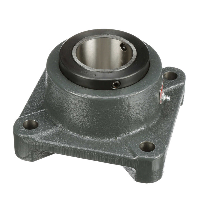 Mounted Cast Iron Four Bolt Flange Tapered Roller 52100 Bearing Steel Double Collar Mount Lock