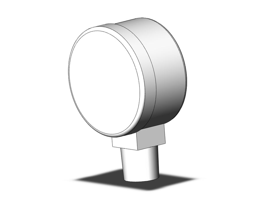 GA33-10-01 GAUGE, BOTTOM PORTED
