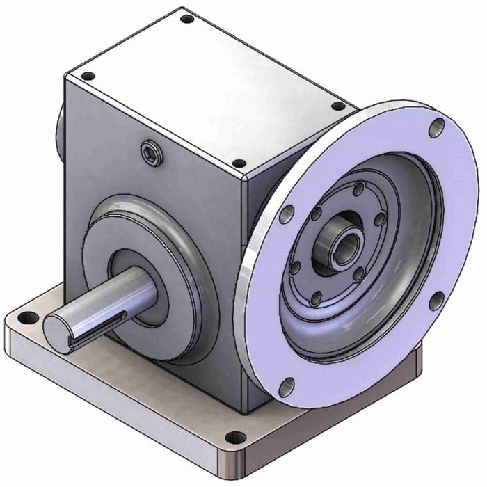GR-WTMQ815-30-L-56 Cast Iron Single-Reduction Worm Reducer