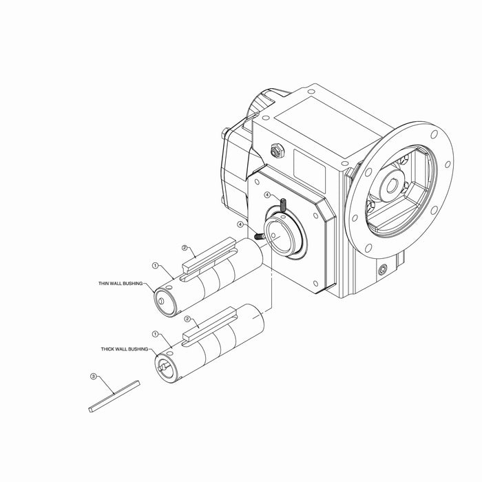 SSHERA35 KIT, OUTPUT BUSHING 1.000 SS HERA