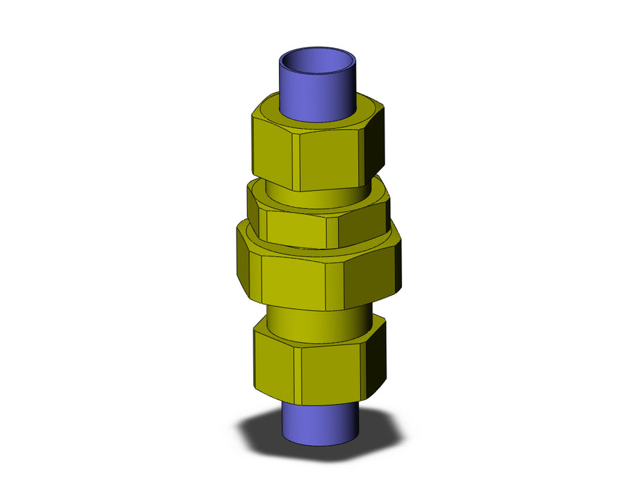 KFE10N-00 FITTING, BULKHEAD UNION