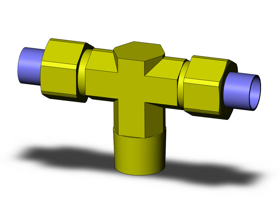 KFT08N-02S FITTING, MALE BRANCH TEE