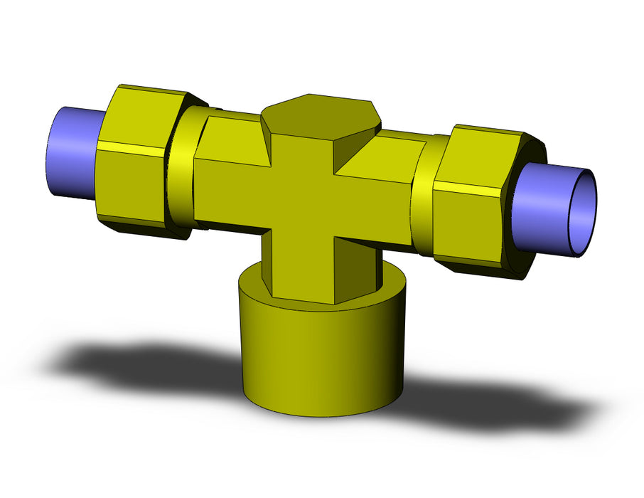 KFT10U-04 FITTING, MALE BRANCH TEE
