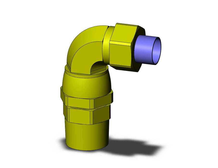 KFV10N-03 FITTING, SWIVEL ELBOW