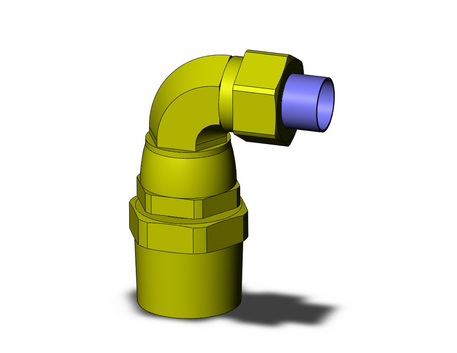 KFV10U-04 FITTING, SWIVEL ELBOW