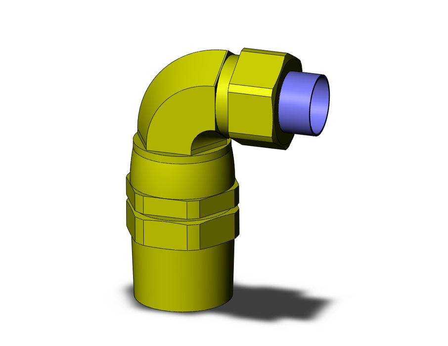 KFV12N-04S FITTING, SWIVEL ELBOW
